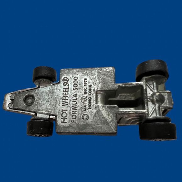 VINTAGE 1975 HOT WHEELS REDLINE FORMULA 5000 INDY CAR CHROME HONG KONG - Picture 4 of 5